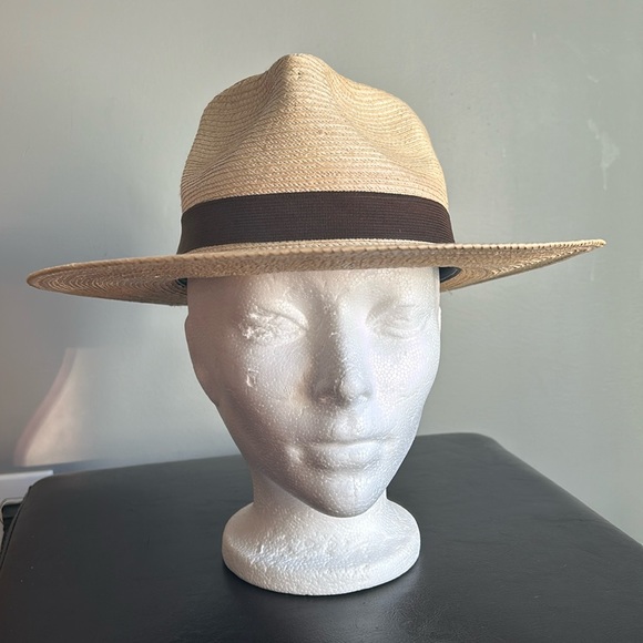 Other - Handcrafted Vintage Palm Leaf Woven Sunhat